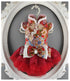 Red Floral Embroidery Chipao